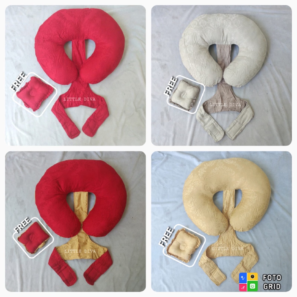 BANTAL MENYUSUI Bayi LUX belt sabuk TENCEL pillow nursing pillow BANSUI akachan Kado Bayi Lahir Melahirkan Ibu Menyusu Eksklusif Bahan Adem Bagus Mewah