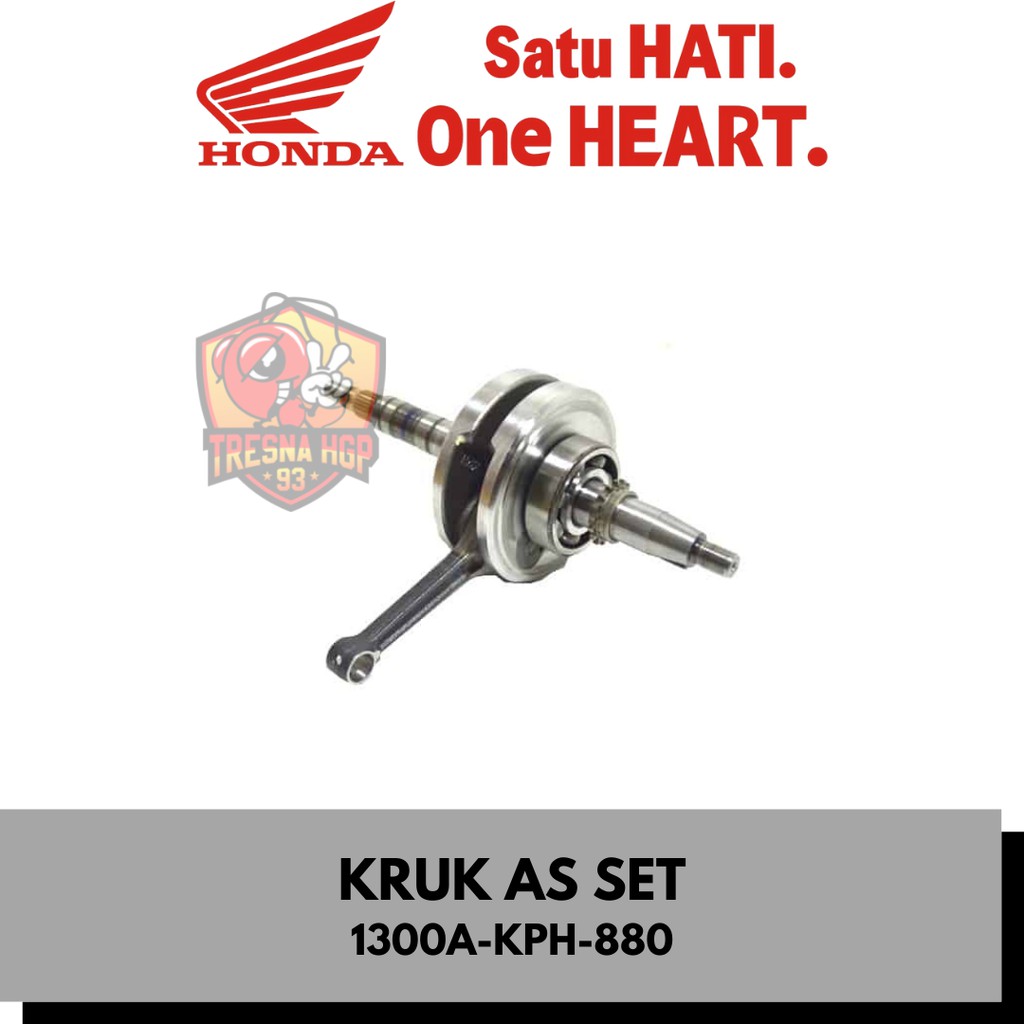 1300A-KPH-880 KRUK AS SET SUPRA X 125 ORIGINAL | CRANSHAFT SUB ASSY 1300AKPH880