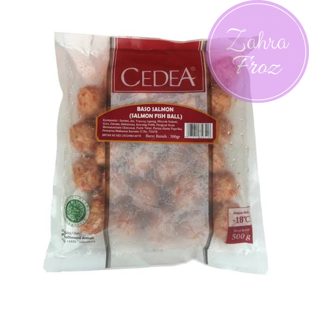 

CEDEA BAKSO IKAN SALMON 500 GR