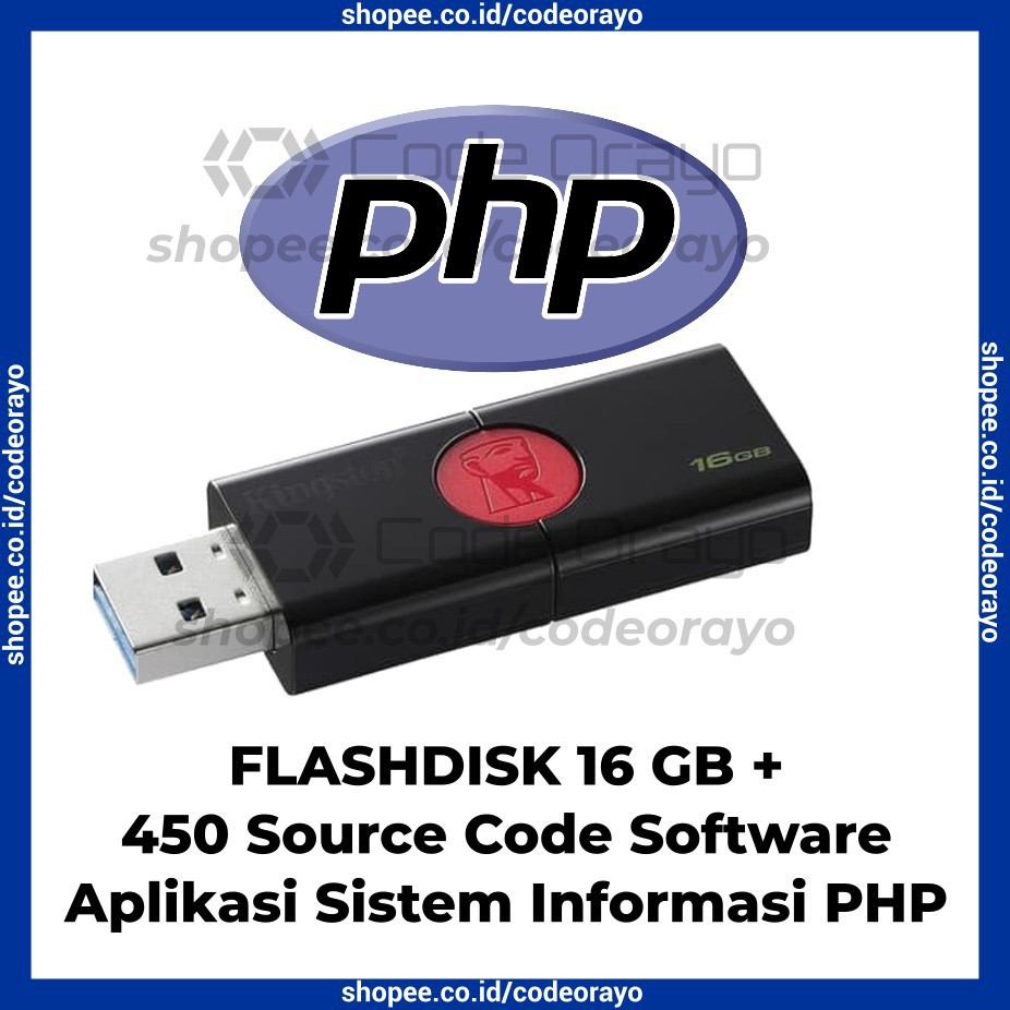 FLASHDISK 16 GB - 450 Source Code PHP + 750 Source Code Android