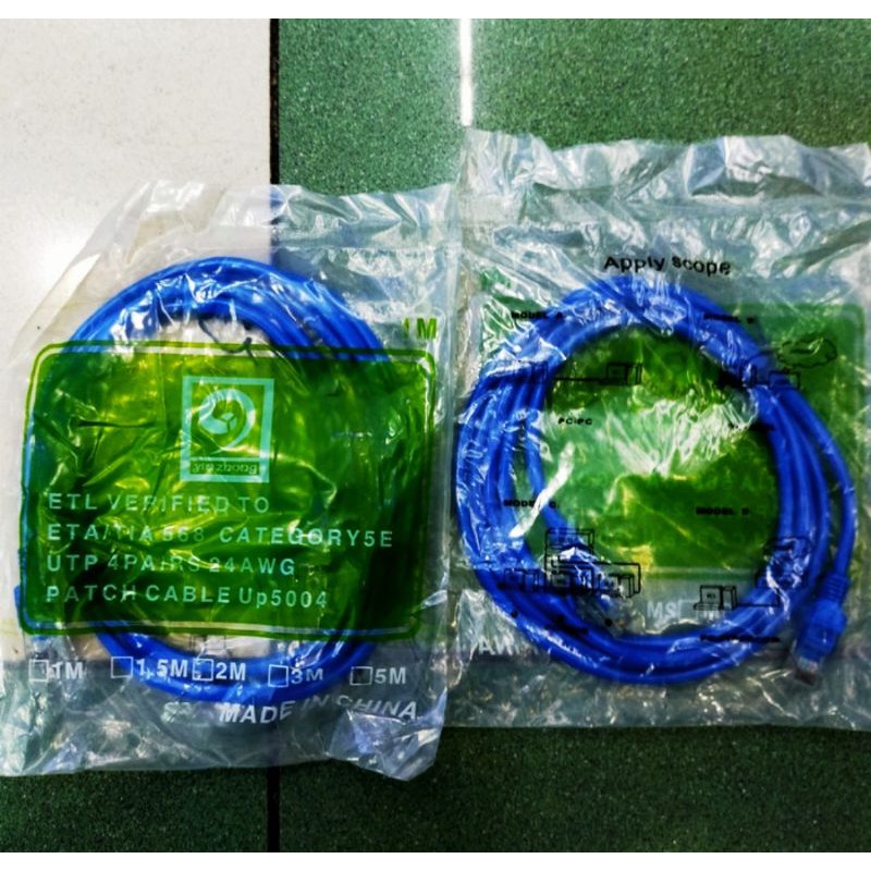Kabel LAN 1.5 meter cable LAN JADI RJ45 1.5M Cat5e cat 5e BIRU