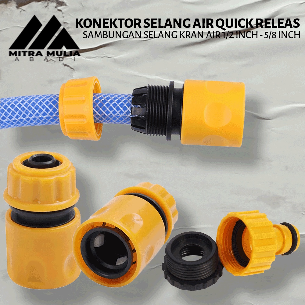 Sambungan Selang Kran Air 1/2 Inch - 5/8 Inch I Konektor Selang / Kran