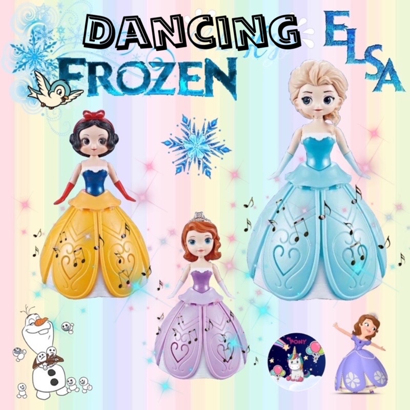 Mainan Boneka Princess Frozen Dance Angel Dancing