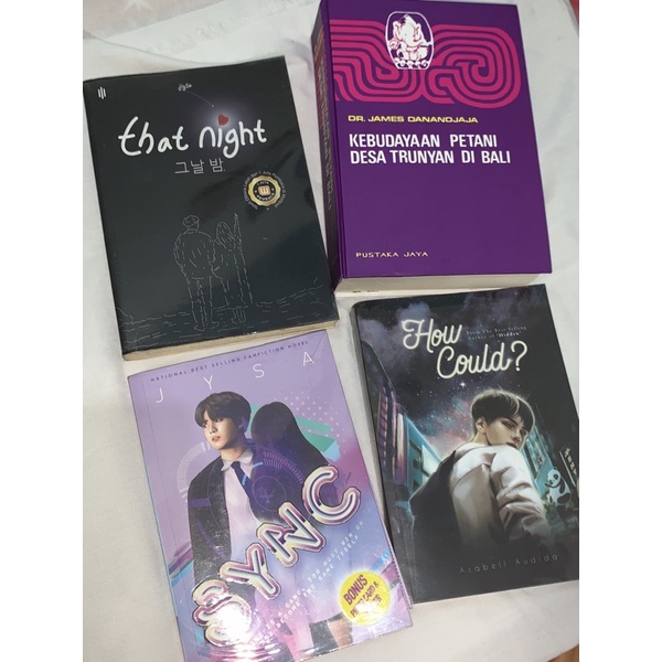 

Novel How Could, That Night, SYNC by Asabell Audida dan Preloved