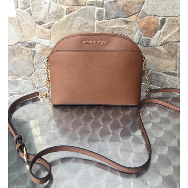 Tas michael kors mk emmy dome crossbody luggage original authentic bag