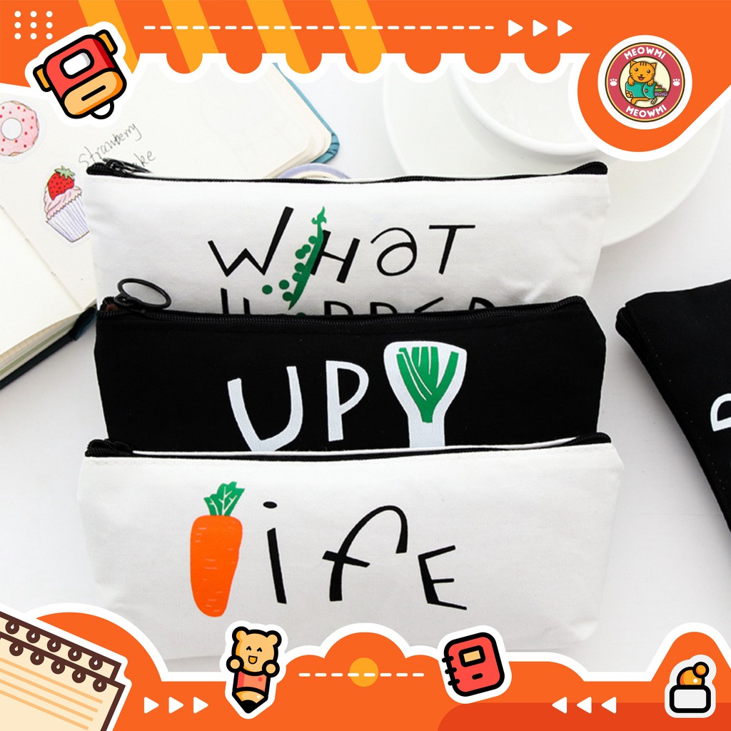

Tempat pensil Hitam Putih Life Up PC0127