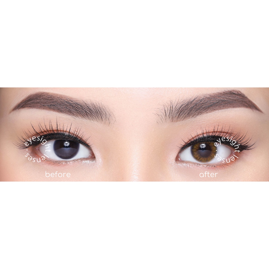 EYESIGHT LENSES Softlens Princess Spanish Brown (2pcs/sepasang)