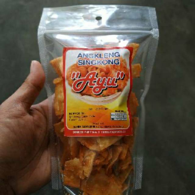 

Keripik Singkong Balado Pedes "ANGKLENG" Kemasan Pouch