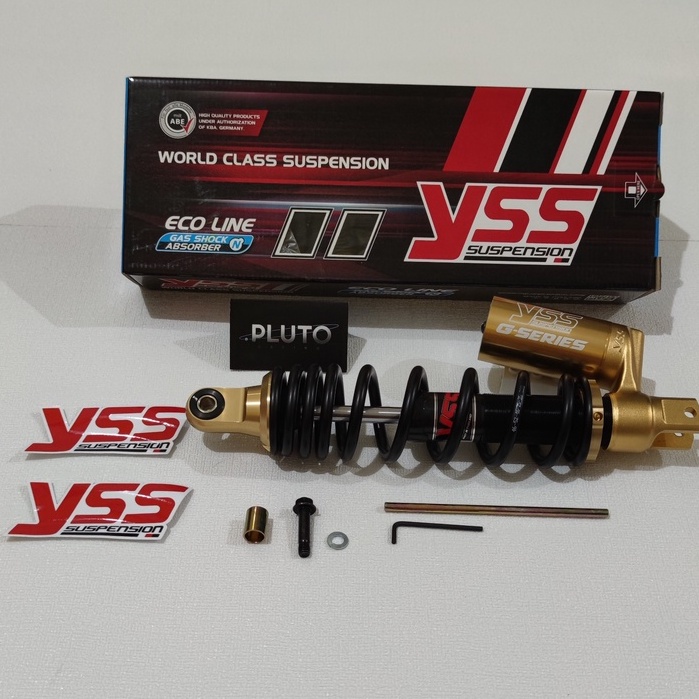 SHOCK YSS C EURO 330 MM TABUNG BAWAH VARIO 125 / VARIO 150 BLACK/GOLD