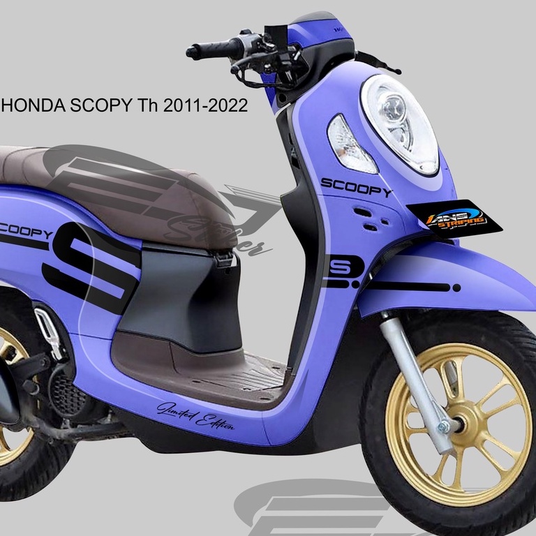 STIKER DECAL HONDA SCOOPY FULL BODY TERBARU / STICKER VARIASI SCOOPY HONDA 2022 2021 / STICKER SCOOPY