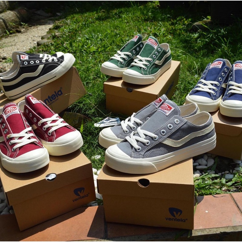 VENTELA PUBLIC LOW GREY ORIGINAL SEPATU VANTELLA
