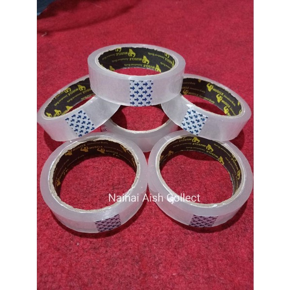 

Lakban Bening 72 Yard 24mm/isolasi bening/Daya Lengket Kuat