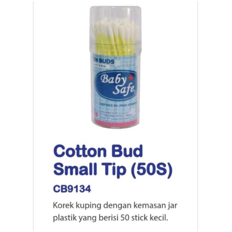 BabySafe Cb9134 Small Tip Cotton Bud 50 with case