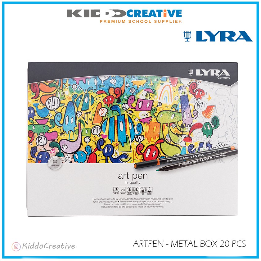 

LYRA ARTPEN METAL BOX 20 PCS