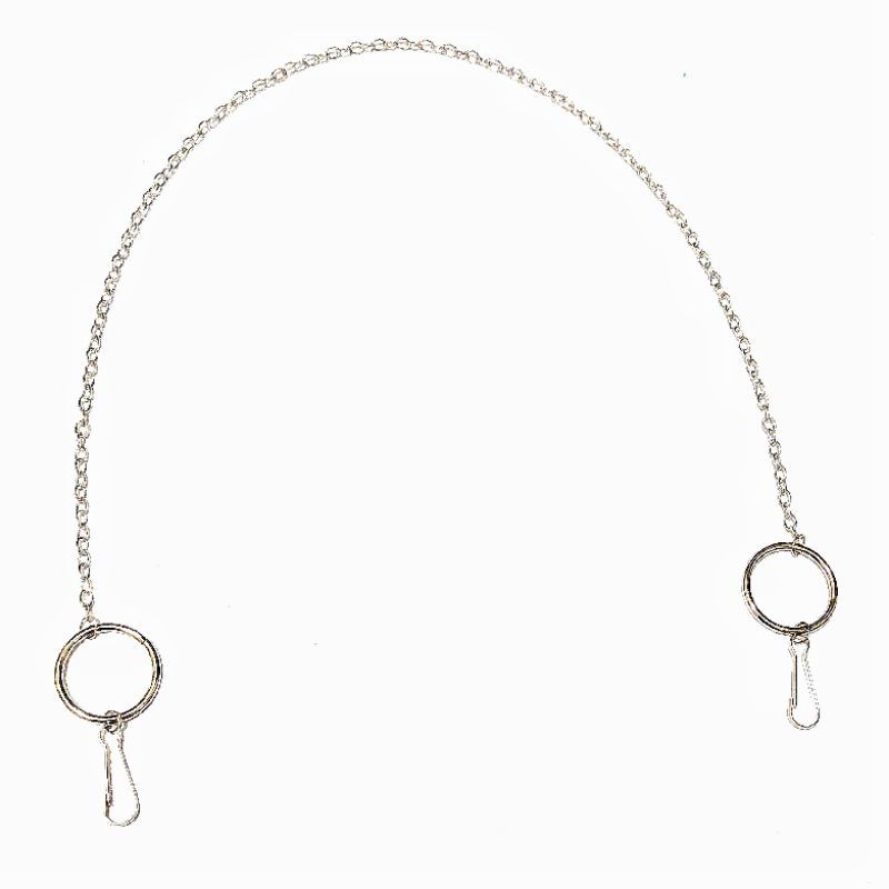 Kalung Gantungan Masker Strap Mask Hanging Silver O Ring Korean Style Chain Series Kpop
