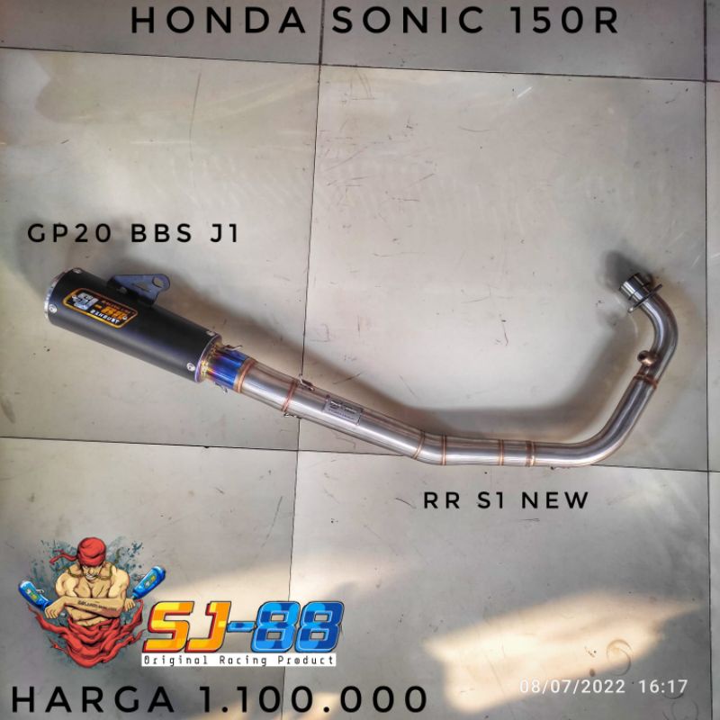 Knalpot Racing Honda Sonic 150 SJ88 Seri BBS