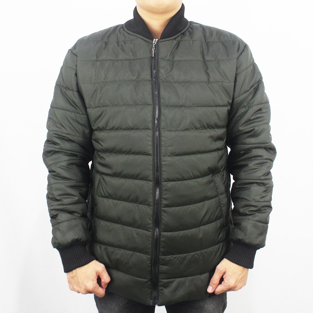 JAKET BOMBER PUFFER TEBAL PRIA - JAKET WINTER - JAKET PARASUT TEBAL - JAKET GUNUNG TEBAL PRIA ARMY