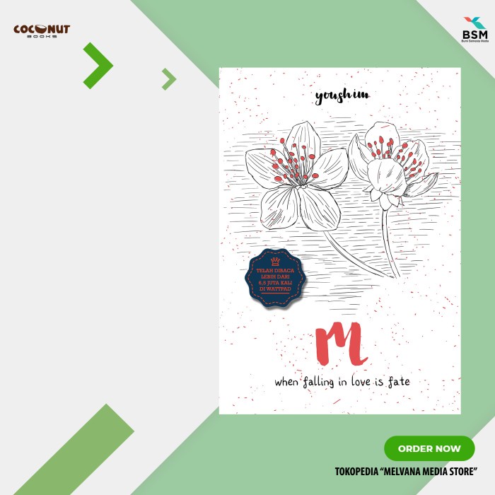 

MUST HAVE!! NOVEL WATTPAD - M : WHEN FALLING IN LOVE IS FATE - YOUSHIM TERBARU