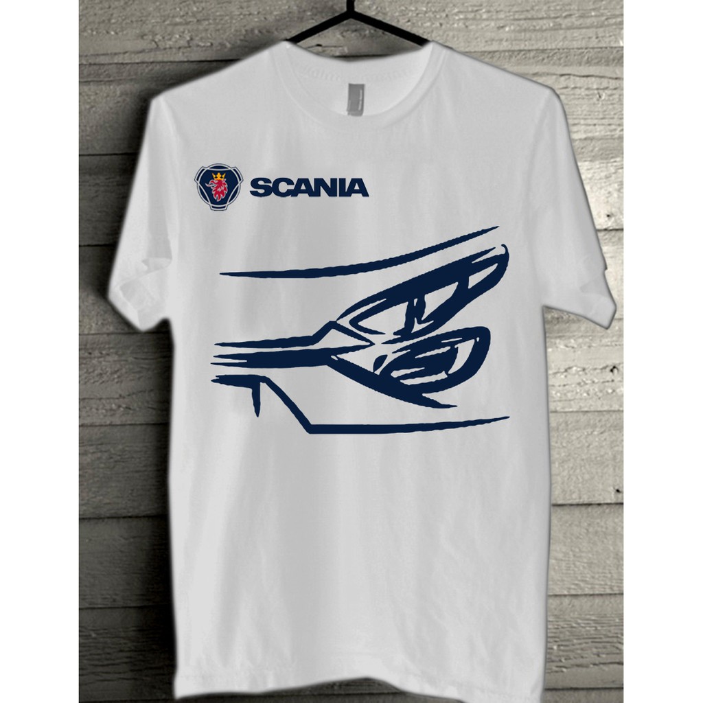 T Shirt Kaos Oblong Distro Busmania Scania Big Size