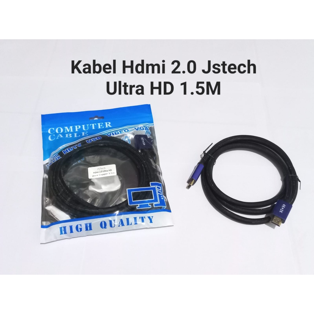 Kabel HDTV 2.0 ULTRA HD 4K JSTech 1,5mt