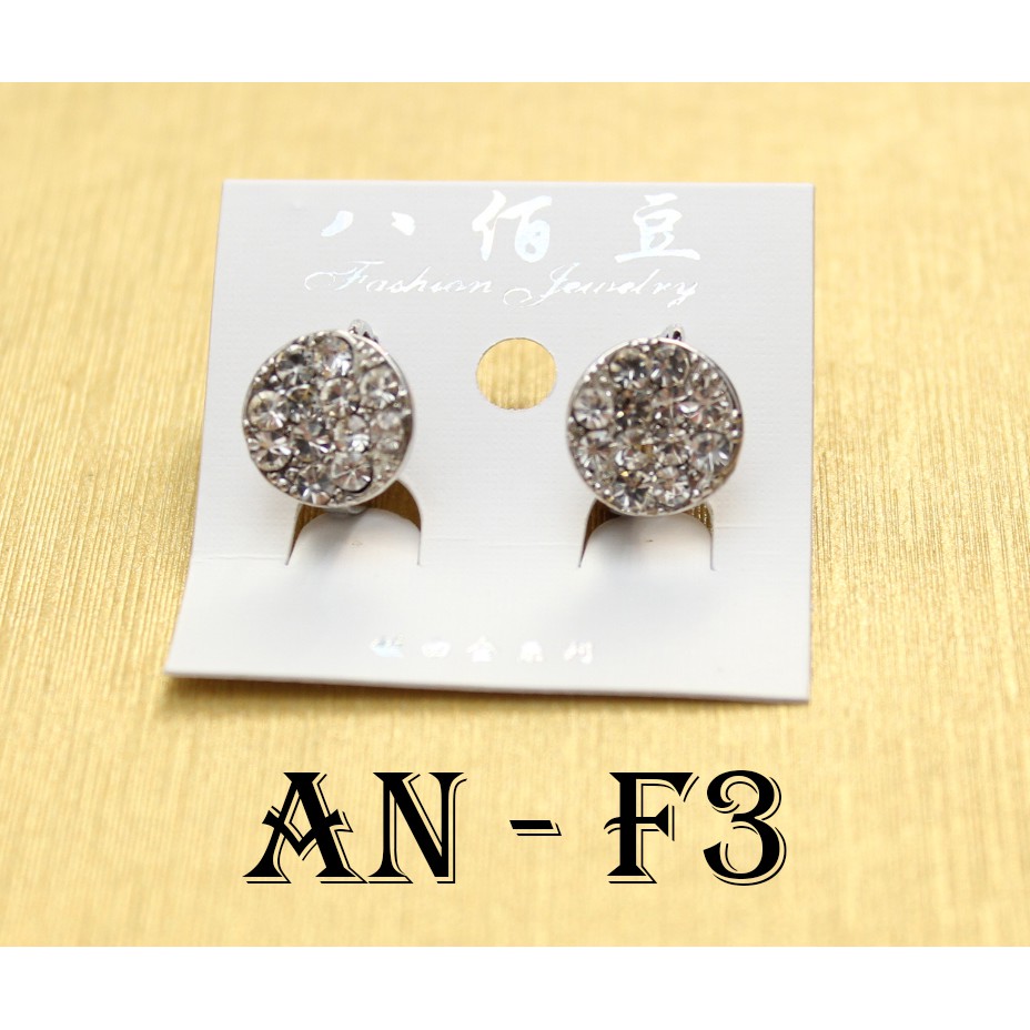 OK - Kode AN-F Anting wanita fashion model korea imitasi bahan alloy-3