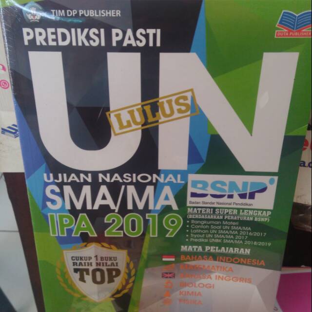 Lulus UN SMA/MA IPA 2019-0