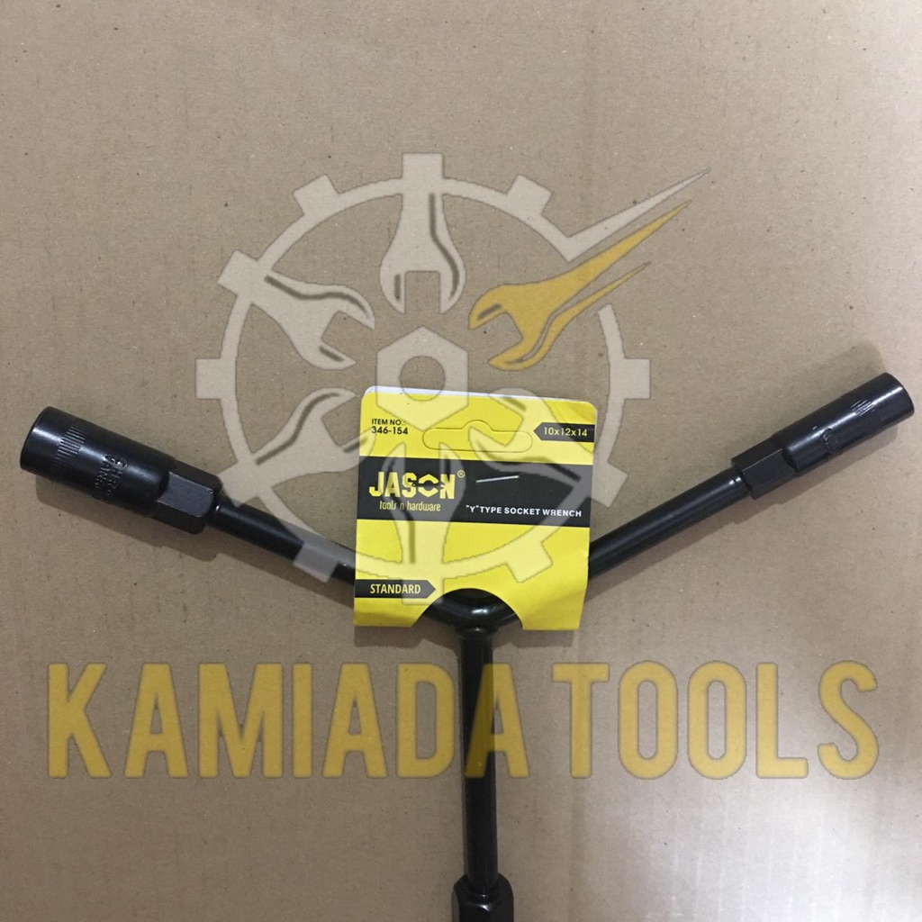 Kunci Sock Y Jason / Socket Wrench uk 10 x 12 x 14 mm
