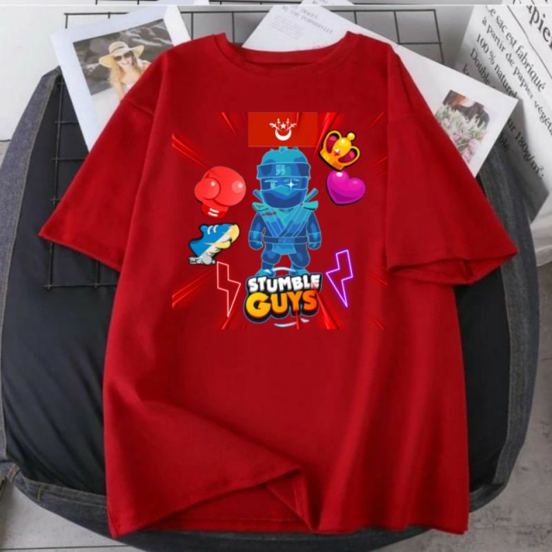 baju kaos anak stumble guys bahan premium