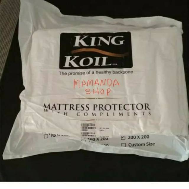 MATTRESS PROTECTOR KING KOIL - Pelindung kasur ukuran 200x200