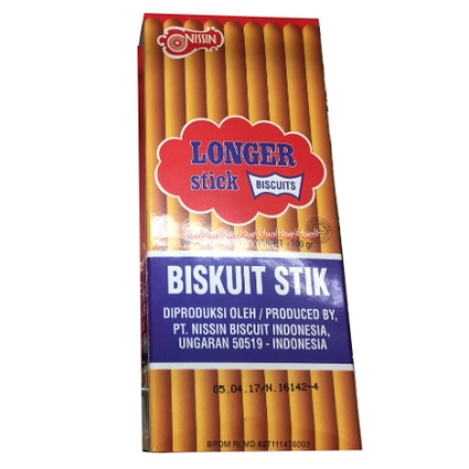 Nissin Biskuit Stick Biskuit Stik Original 100gr Longer Stick Biscuits Nisin Stik Lurus Nis Sin Loger Stick Biscuits