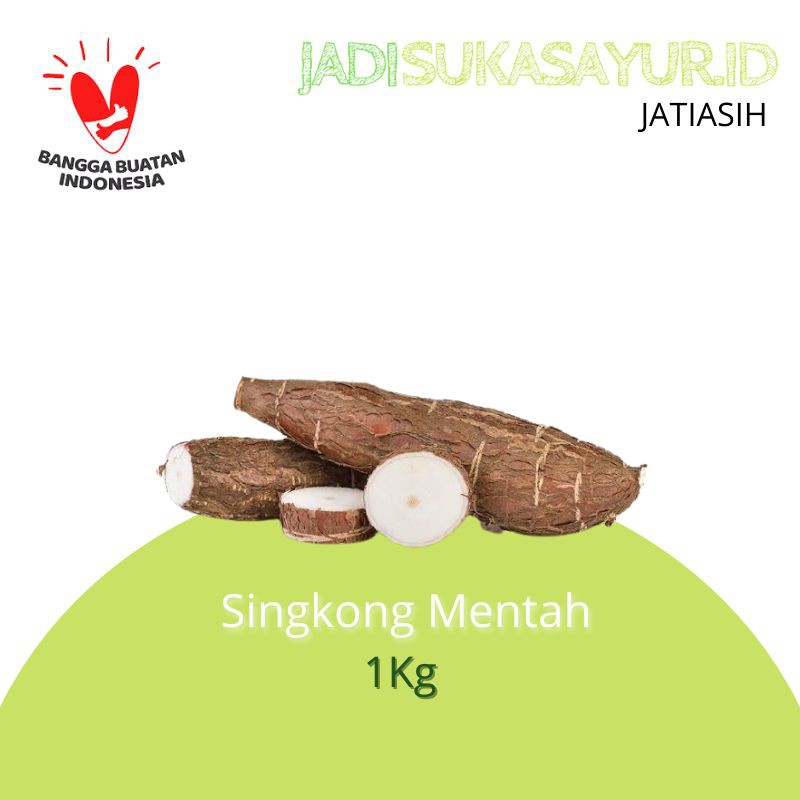 

Singkong Mentah Fresh / Ketela 1Kg - Sayuran Segar Bekasi