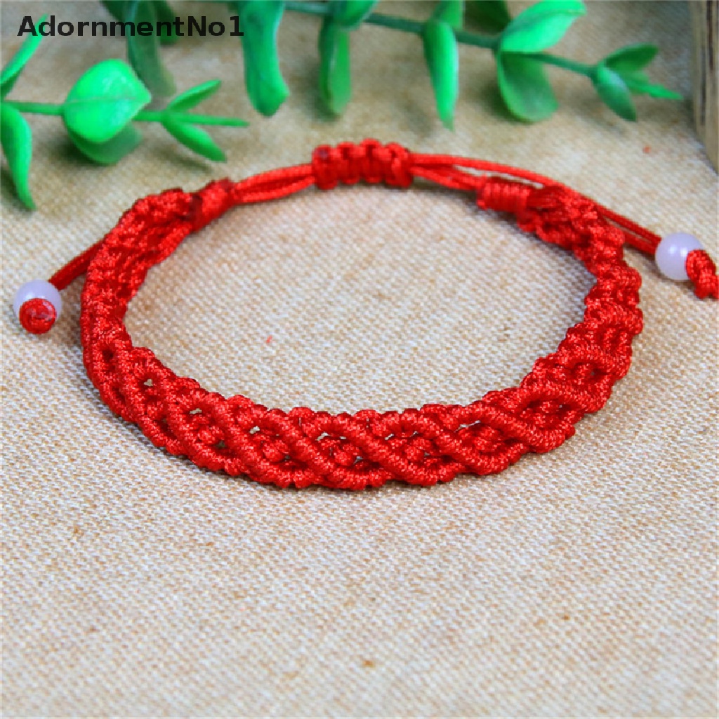 (AdornmentNo1) Gelang Tangan Tali Kepang Handmade Adjustable Warna-Warni Untuk Wanita