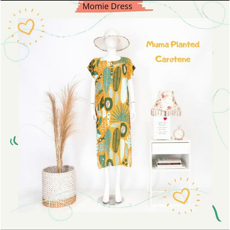 Homedress Muma Planted /Daster longdress/by Momie dress