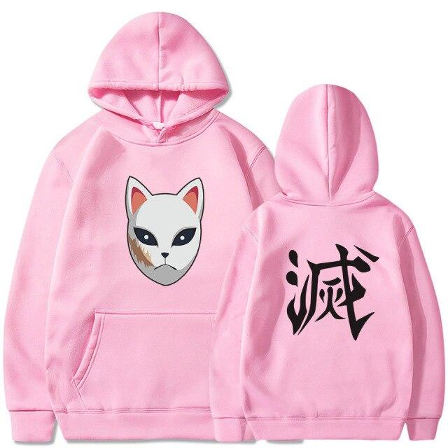 Sweater Anime DEMON SLAYER Oblong / Hoodie SABITO Jumper Pria Wanita Size S M L XL XXL XXXL