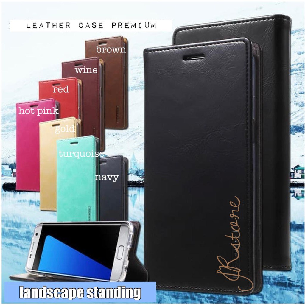 LEATHER Flip Case Premium OPPO RENO 5F