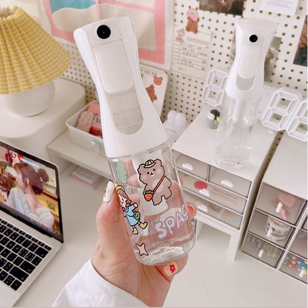 [ Featured ] 300ml Ins Creative Bear Hairdressing Spray Bottles / High Pressure Empty Fine Mist Spray Bottle / Continuous Hairdressing  Barber Water Sprayer  Salon Tools