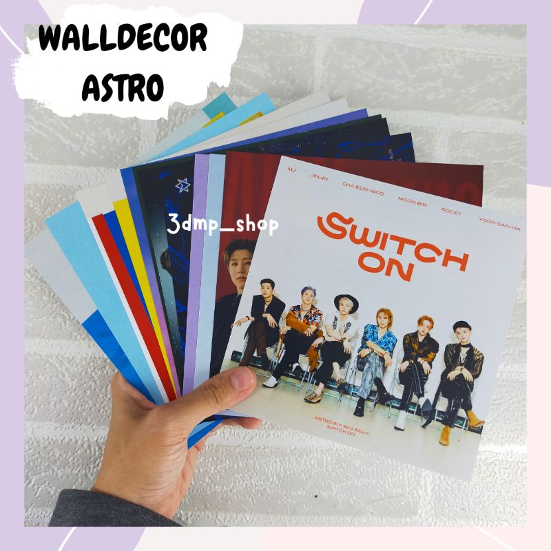 [15 lembar] walldecor poster hiasan pajangan dinding astro album cover