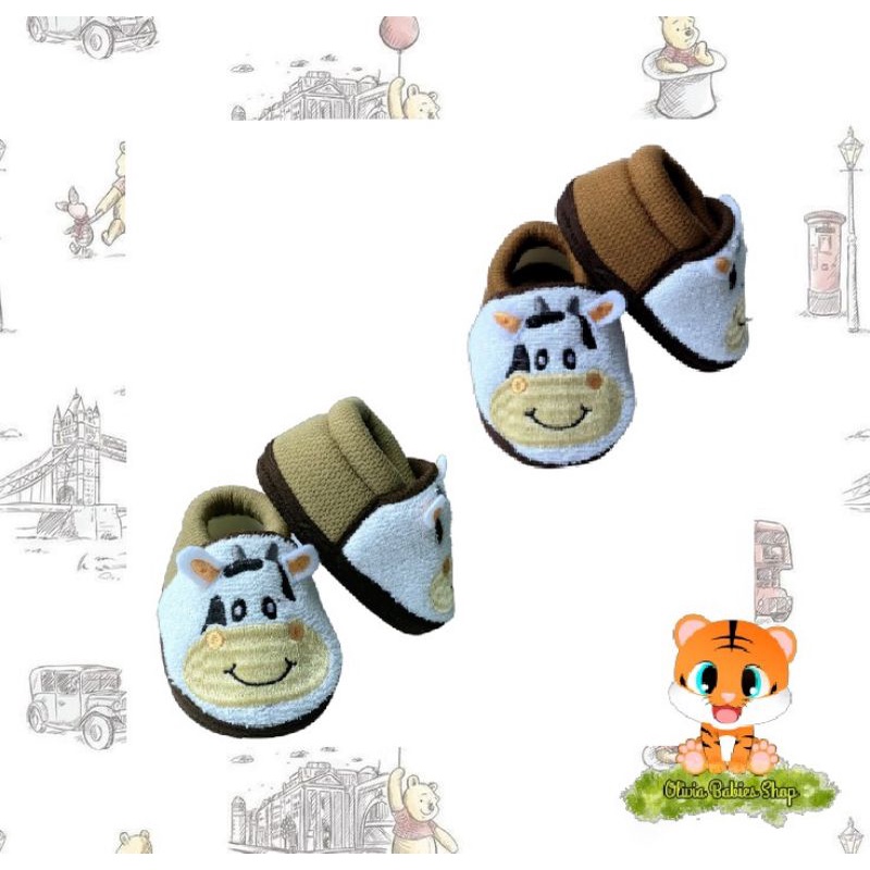 Sepatu Anak Laki Laki Perempuan / Sepatu Bayi 0-10 bulan / Sepatu Prewalker Bayi - Cow
