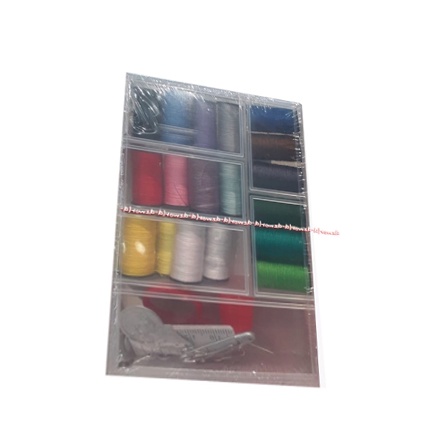 Benang Set Lengkap Dengan Jarum Dan Benang Warna Warni Sewing Kit Box Sewing Thread Peralatan Menjahit Alat Jahit