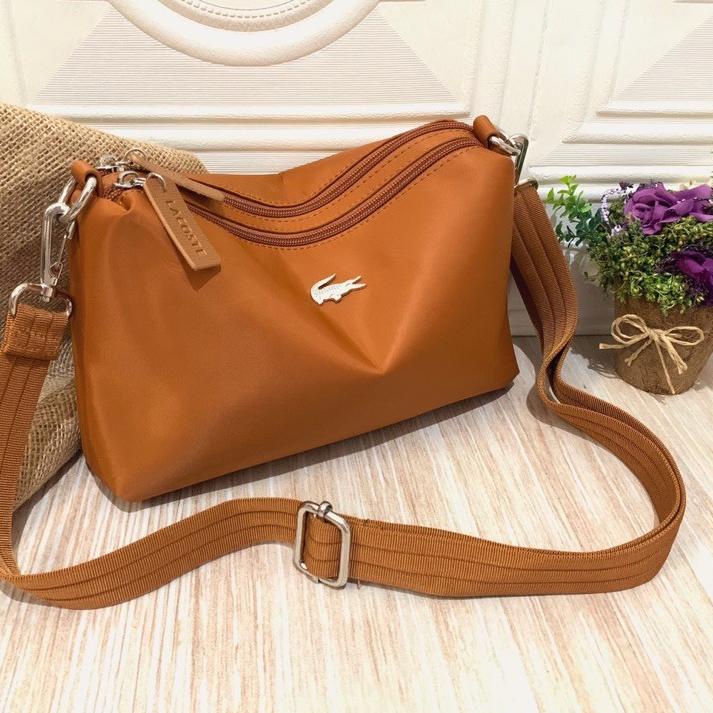 FLASH SALE[LR 036]|TAS SELEMPANG IMPORT LCOS NYLON JENNIE 2RUANG SUPREM TAS BATAM JAMJO