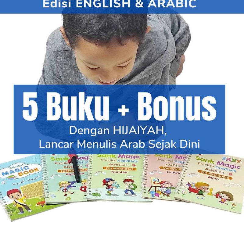 

Sank Magic Book (isi 5) + 5 Refill pulpen khusus