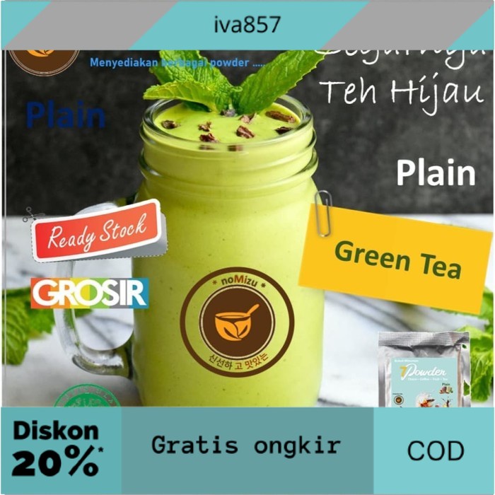 

PROMO Bubuk Minuman 7 Powder rasa Matcha Green Tea - Plain GRATIS ONGKIR