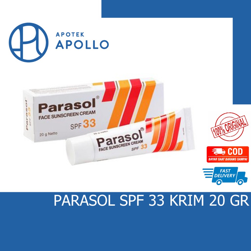 PARASOL SUNSCREEN CREAM SPF 33 20 GR