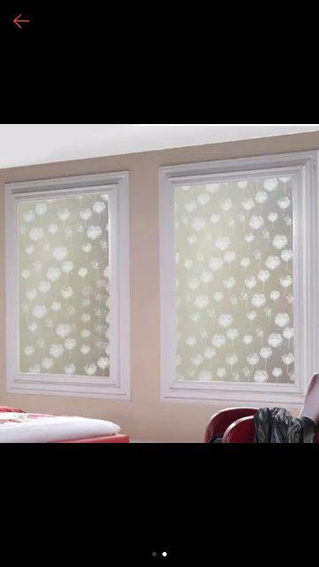 Stiker Kaca Jendela Pintu Etalase Dandelion Putih Ukuran.45x100cm