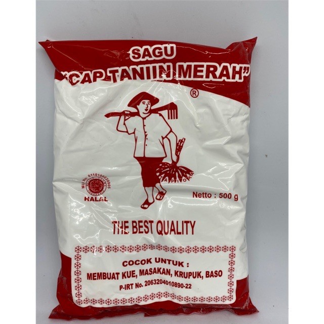 

SAGU TANI MERAH CAP TANIIN 500 GRAM BAHAN KUE SEMBAKO TEPUNG ACI MURAH