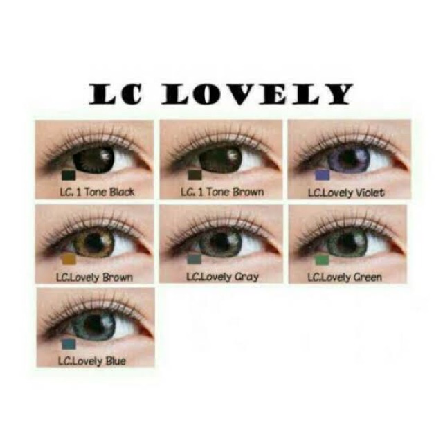 Softlens Warna Living Color 2 tone Lovely / Softlens Living color Lovely