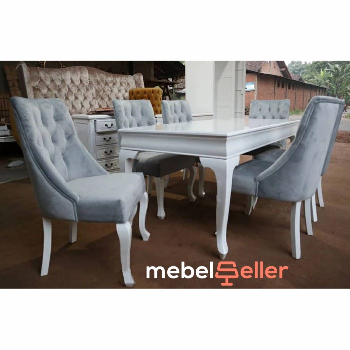 Meja makan - Meja makan Minimalis - Meja Makan set 6 kursi