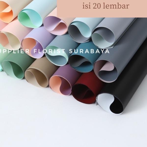 

♖ KERTAS BUNGA BICOLOR(1PACK:20LBR)/WRAPPING PAPER/WRAP BUNGA/FLOWER WRAP/PEMBUNGKUS KERTAS WATERPROOF ♨