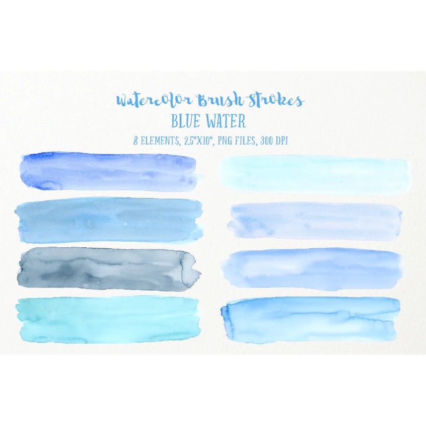 Pro Watercolor Brush Stroke Bundle - Creative Marketid-1