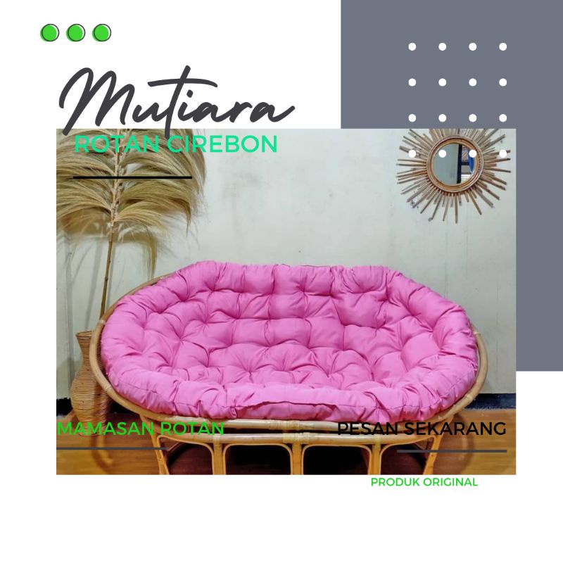 Mamasan rotan / kursi malas